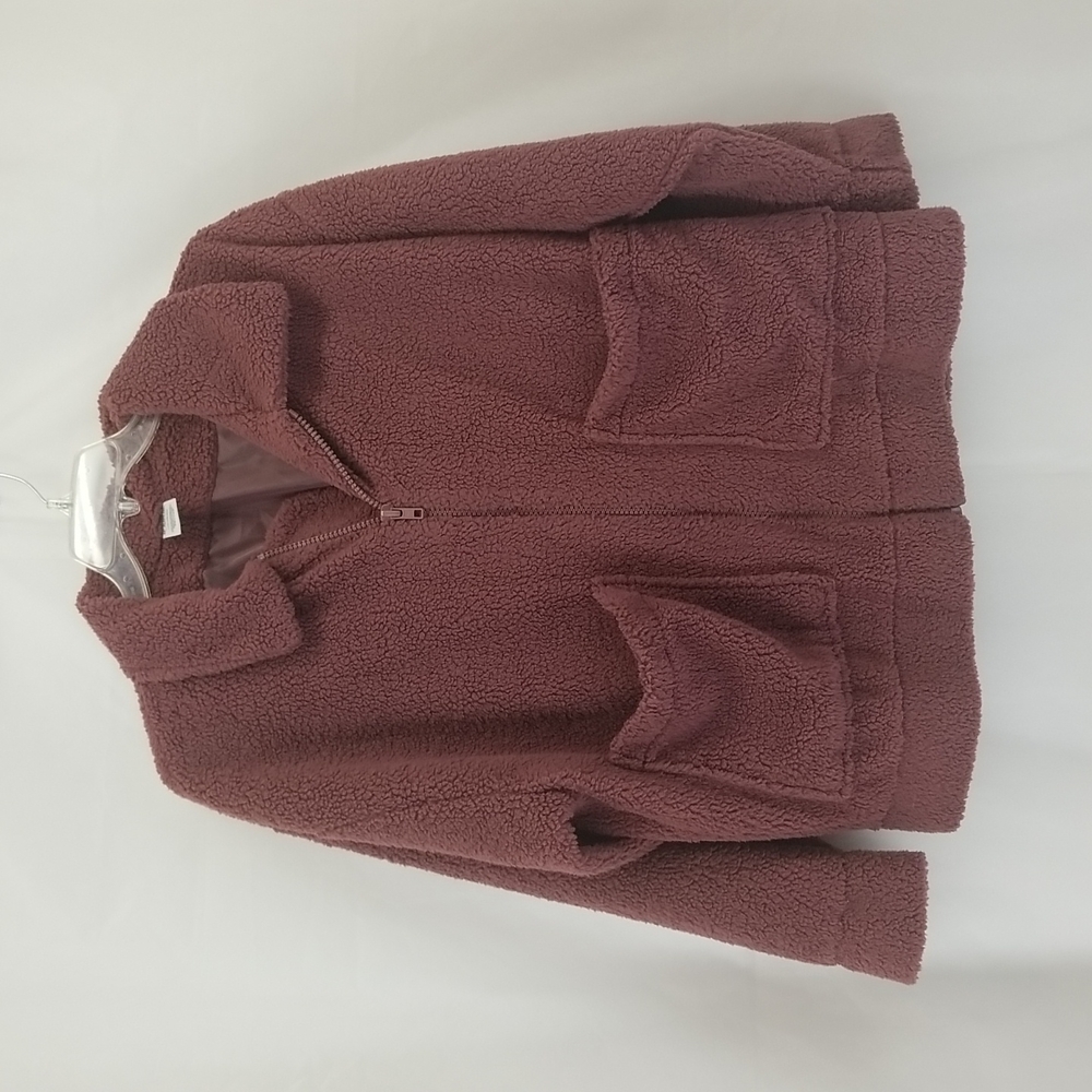 PINK Victoria's Secret Pink Teddy Bear Coat with Large Pockets